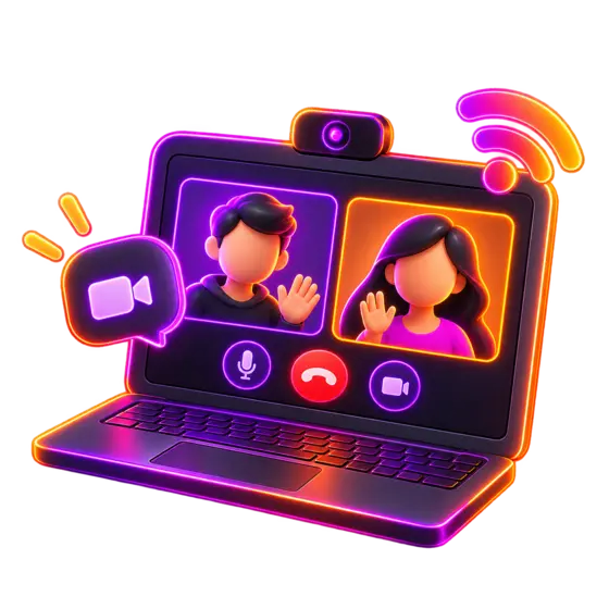 Chamada de vídeo pelo computador